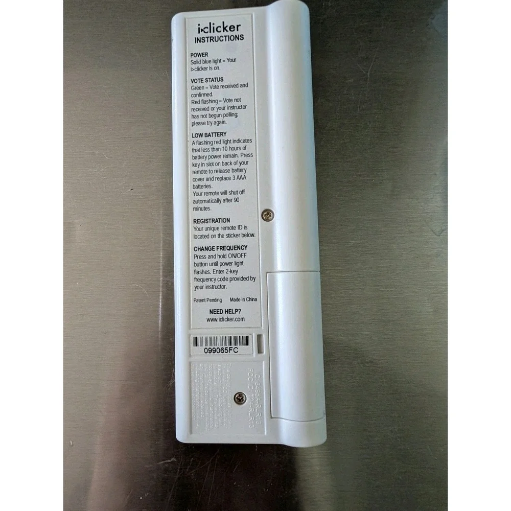 iClicker Classic Student‎ Classroom Remote First Generation Tested And Working!